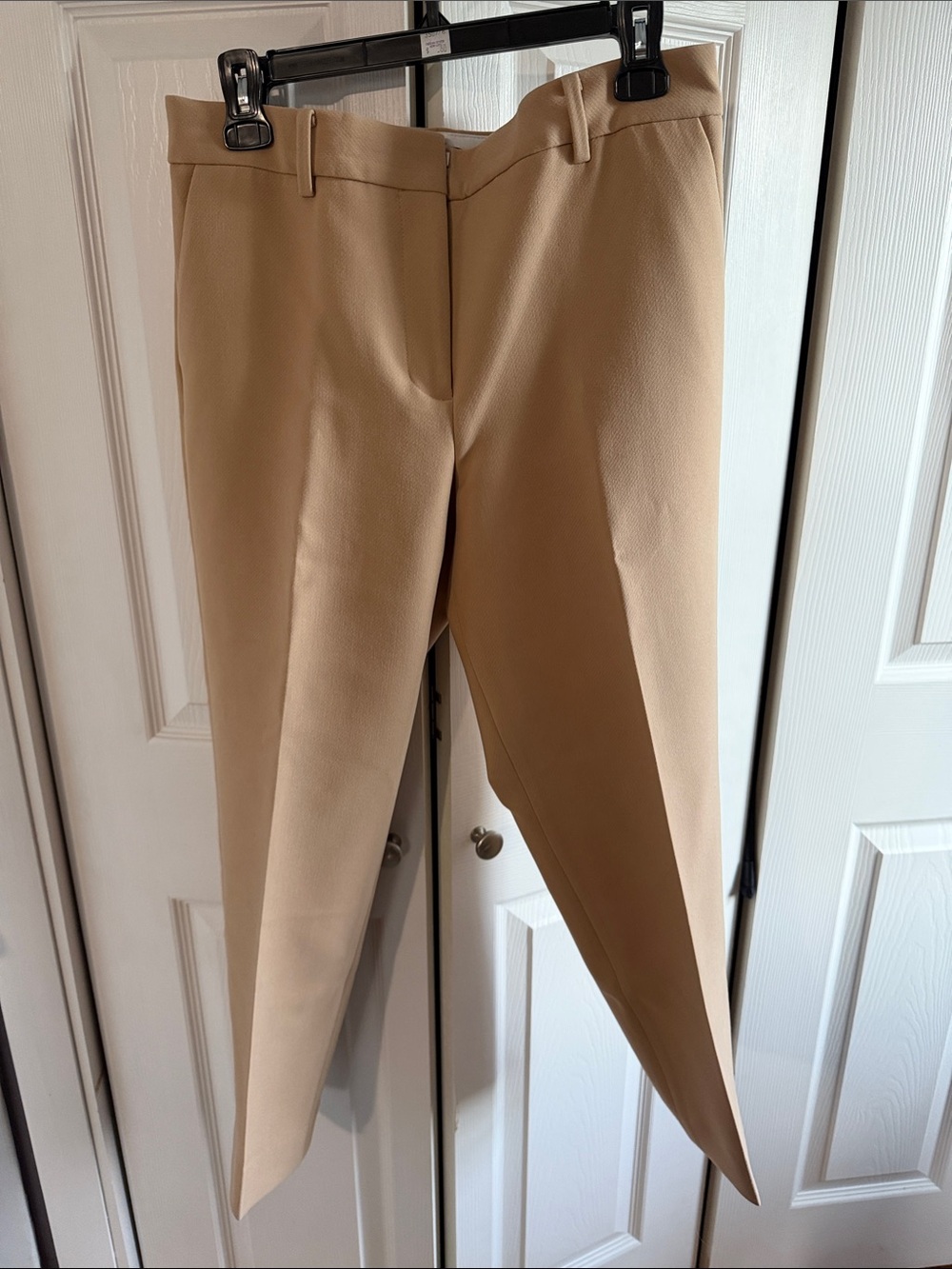 Talbots Beige Straight-Leg Ankle Pants